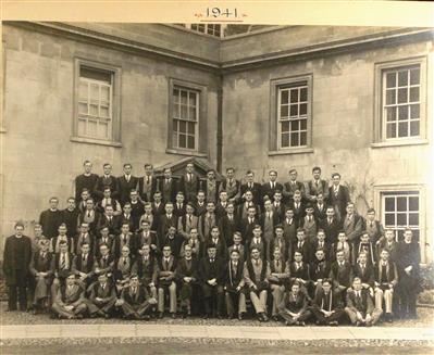 cc02018A 1941 matric.jpg; cc02018; Cambridge University Christ's College 1941 Matriculation; Photograph